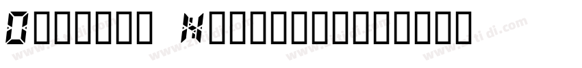 Digital Numbersttf字体转换